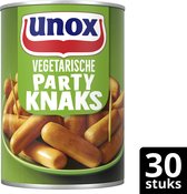 Unox Knakworst - Vegetarische Party Knaks - bron van ijzer en vitamine B12 - 12 x 400 g