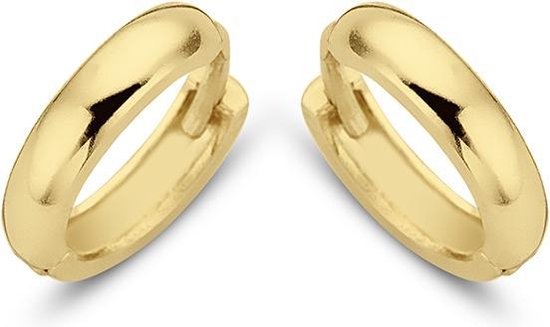 Nouveau Bling 9NBG 0062 - Boucles d'oreilles en or - 14 carats - Lisse - 11 mm - Or jaune