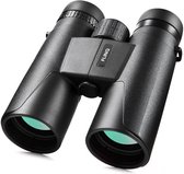 FlinQ Verrekijker 12x42 - Compacte Verrekijker voor Vogelaars - Ideaal voor Vogels Spotten - Voor Volwassenen en Kinderen - met Minimaal Nachtzicht