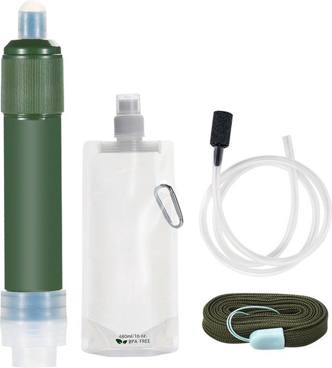 Bol.com Fllterwell Waterfilter - Survival - Zuiver & schoon drinkwater - Lichtgewicht - Water Filter - Outdoor - Hiking & Wandelen aanbieding