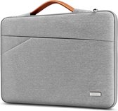 TECOOL 13,3 inch laptoptas, hoes geschikt voor MacBook Air Pro 13 M1 M2, 13,3 inch Dell HP Lenovo Notebook, 13,5 inch Surface Laptop 4/3, MacBook Pro 14 stootvaste draagtas, waterdichte sleeve, grijs