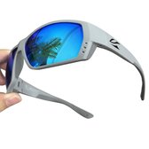 Livano Polaroid Zonnebril Voor Heren - Zonnenbrillen - Zonnenbril - Sun Glasses - Sunglasses - Techno Bril - Rave & Festival - Premium Quality - Ijsblauw