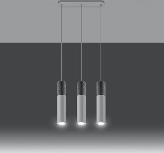 Hanglamp Borgio Wit 3-Lichts - Giga Meubel