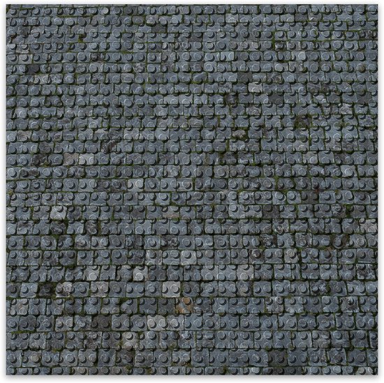 Classic bouwplaat groen - 25,5 x 25,5 cm