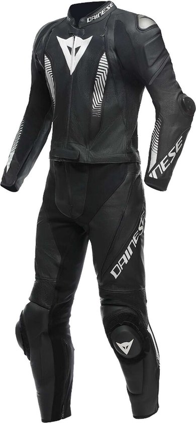 Dainese Laguna Seca 5 Combinaison 2 pièces Noir Noir Blanc - Combinaison de course