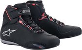 Alpinestars Sektor Waterproof Shoe Black Dark Gray Red Fluo US 13.5 - Maat - Laars