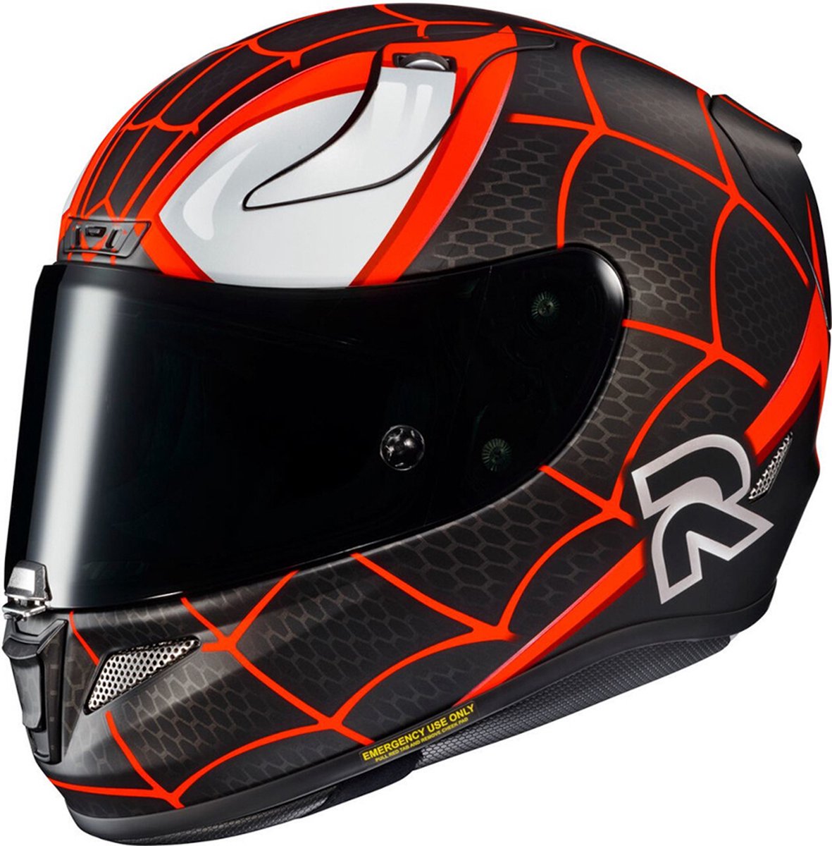 HJC RPHA 11 Spiderman Miles Morales Marvel Helmet - M - Maat M - Helm