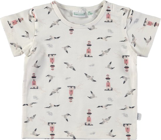 Babylook T-Shirt Korte Mouw Harbour Snow White 74