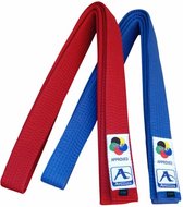 Karateband voor kumite Japanse stijl Arawaza | Blauw (Maat: 260)