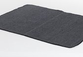 The Table | Canvas Placemats Set van 4 50x38 cm Charcoal