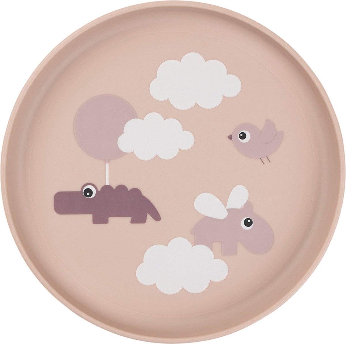 Goedkoopste Done By Deer Foodie Plate Happy Clouds Powder