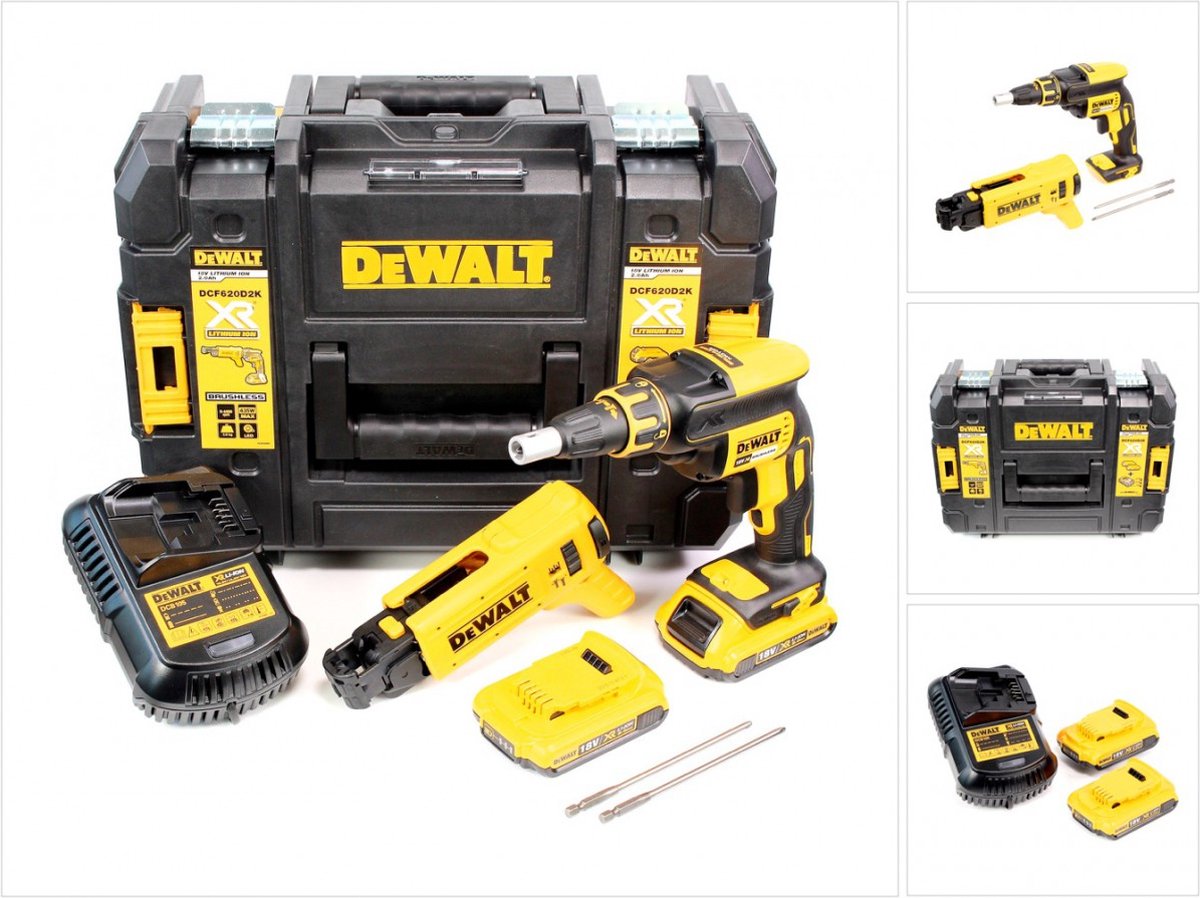 DeWalt DCF620D2K: Bandschroefmachine 18V met 2 accu's thumbnail 2