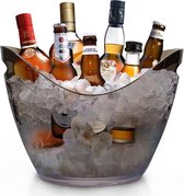 8L heldere ijsemmers voor champagne en wijn - acryl, groot formaat - keuken fruit en groente opslagcontainer - zwart 02 ice bucket