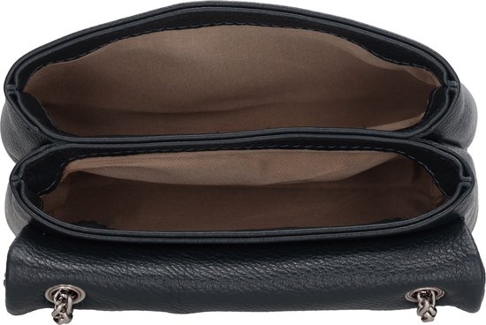 Charm London Anna Crossbody Schoudertas Avondtasje - Leren Dames Tas - Blauw