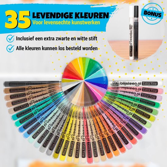 Forfait Pierres Happy | 15 pierres | 5-8 cm | 37 Marqueurs Acryl | Peinture sur pierre pour Enfants | Peinture sur pierre Adultes | Rochers pouvant être peints | galets de plage