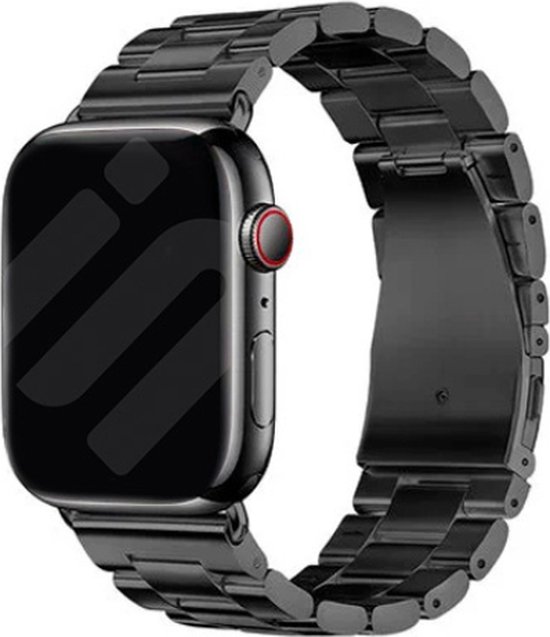 Bracelet en acier Strap-it® Apple Watch - noir - Dimensions: 42 mm et 44 mm