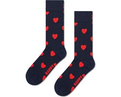 Happy Socks unisex sokken heart blauw