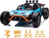 BergHOFF Mud-Master Elektrische Buggy voor kinderen 24V (2-zits) - Blauw