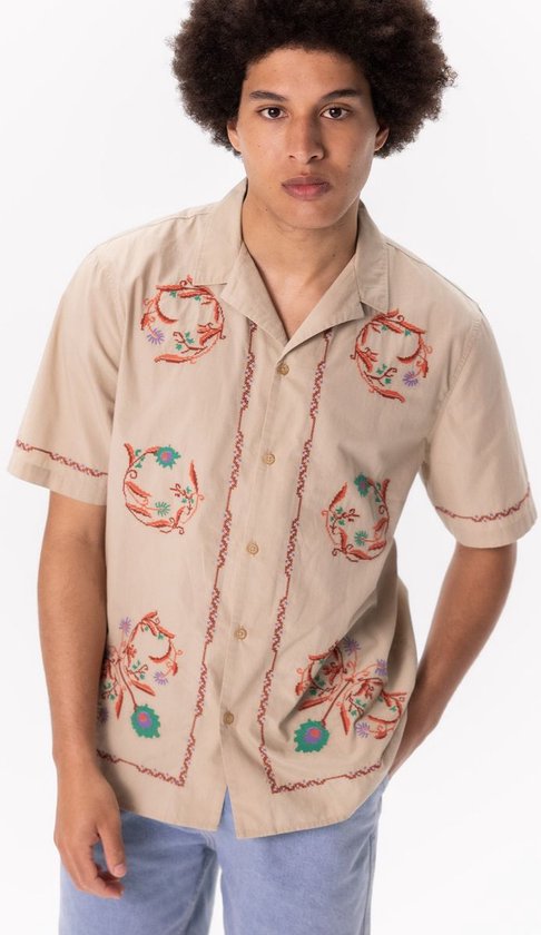 Sissy-Boy - Beige overhemd met embroidery