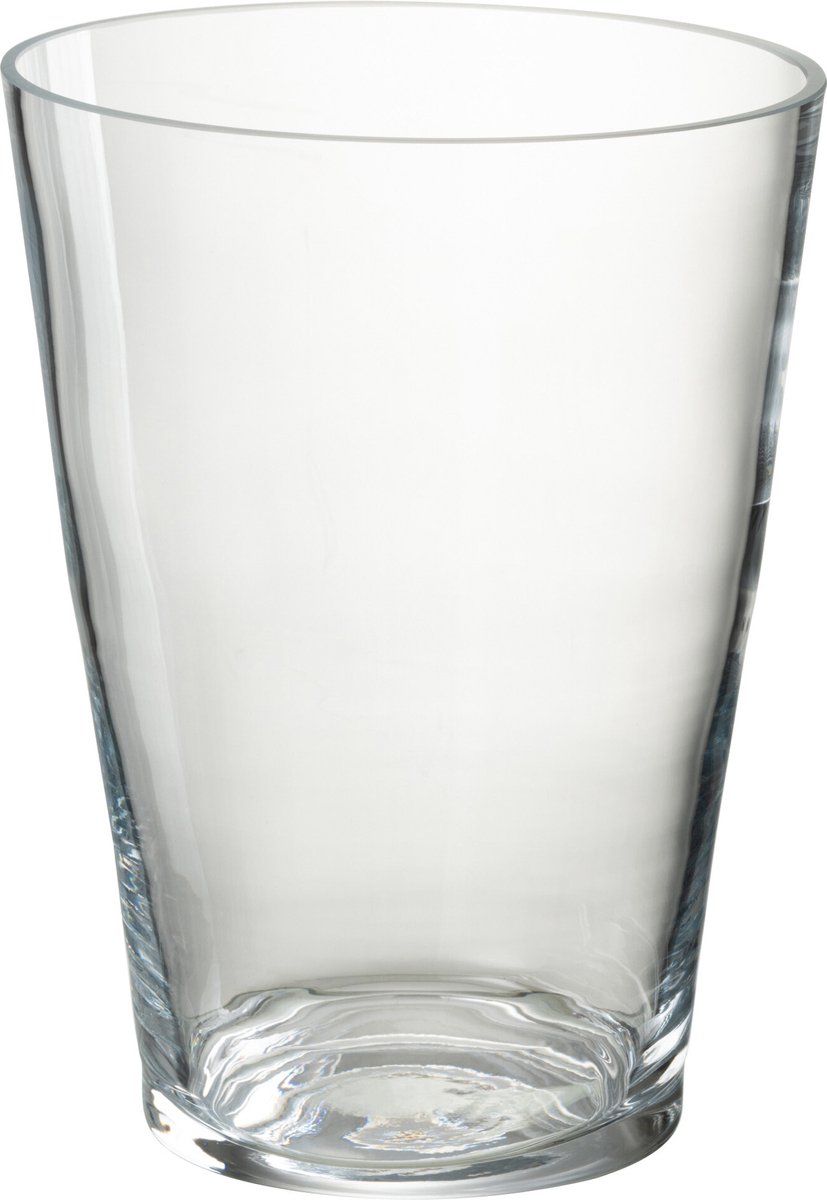 J-Line windlicht Conisch - kaarshouder - glas - transparant