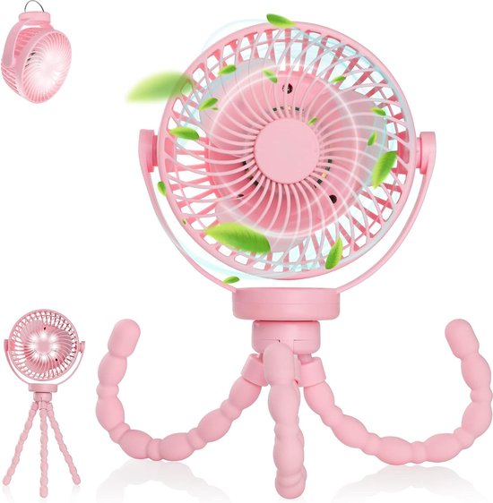 Aceshop Ventilator für Auto, 12 V, Doppelkopf, Ventilator
