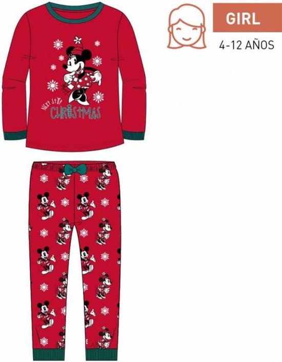 Pyjama Enfants Mickey Mouse Rouge