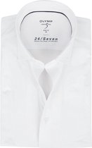 OLYMP - Lvl 5 Overhemd 24/Seven Wit - 37 - Heren - Slim-fit