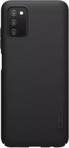 Nillkin - Telefoonhoesje geschikt voor Samsung Galaxy A03s - Super Frosted Shield - Back Cover - Zwart