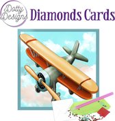 Dotty Designs Diamond Cards Vintage Biplane