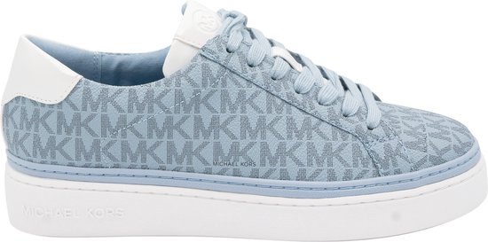 Michael Kors - Maat 39 - Chapman Lace up Dames Sneakers - Blauw