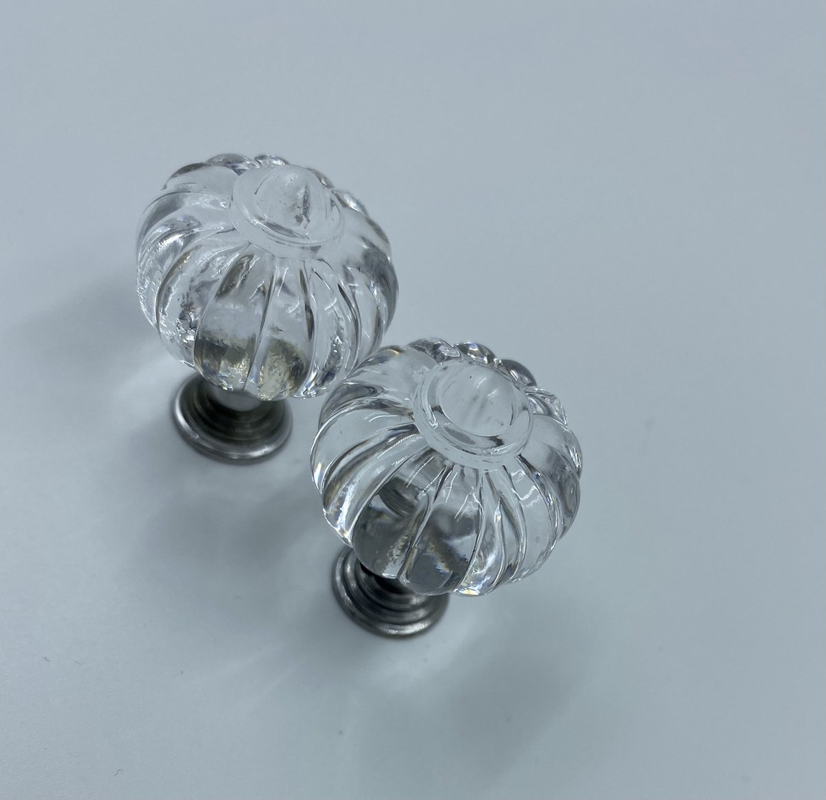 SVH Company Tulband Deurknop 6 stuks - Glas Glazen Kristal Deur Knop Deurknoppen Deurknopjes Knopjes