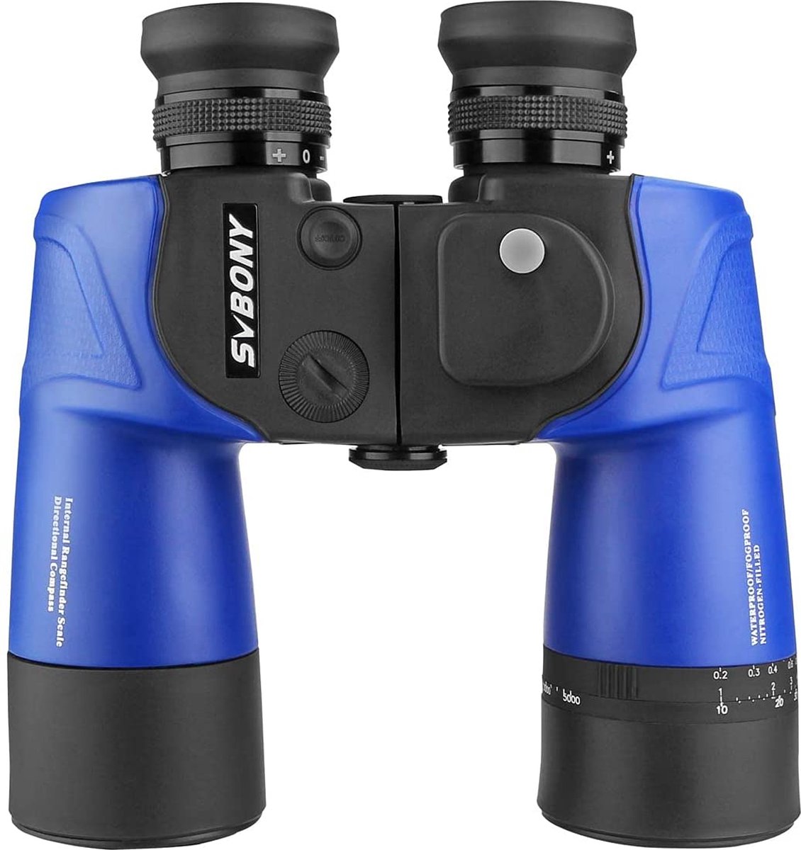 Svbony - SA201 verrekijker - 7x50 - HD waterdicht kompas - Afstandsmeter verrekijker - Voor volwassenen - Bak4 Prism FMC - lensverrekijker - Voor navigatie - Varen - Jagen - Vogels kijken