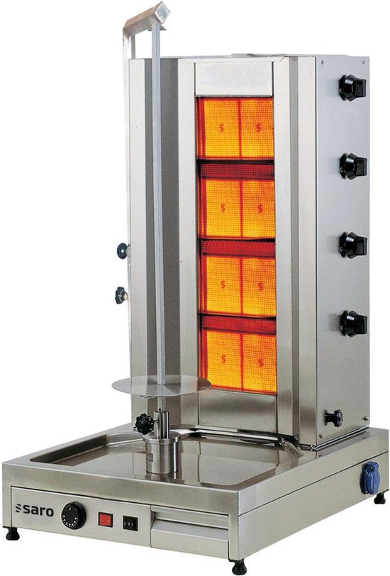 Gaskebab / Gyros Grill - Model GD4 - Saro 126-1705 - Horeca