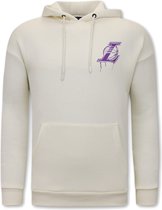 Lakers Heren Oversized Hoodie - Beige