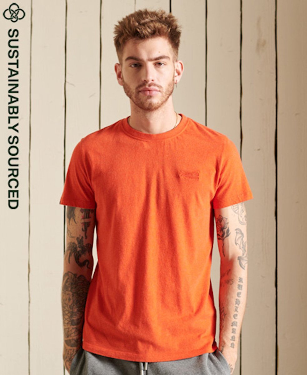 Superdry Vintage Logo Shirt Heren Oranje