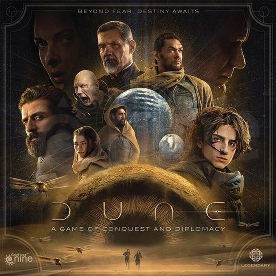 Boek: Dune: A Game of Conquest and Diplomacy boardgame, geschreven door Gale Force Nine