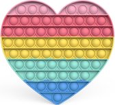 Pop it - hart - Fidget Toys - Regenboog hart