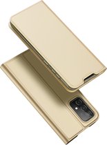 Dux Ducis - Telefoonhoesje geschikt voor Samsung Galaxy A73 5G - Skin Pro Book Case - Goud