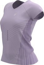 Compressport Performance Shirt Dames - sportshirts - roze/paars - maat S