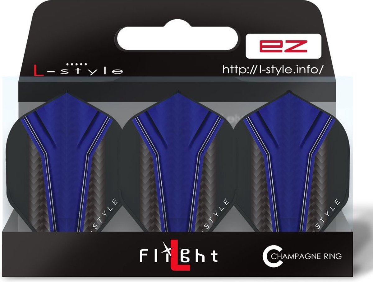 L-Style Champagne L1 EZ Standard Inception Blue - Dart Flights