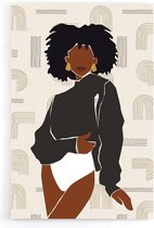 Walljar - Oversized Sweater - Muurdecoratie - Poster