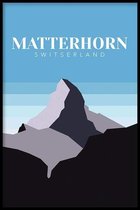 Walljar - Matterhorn Switserland Day II - Muurdecoratie - Canvas schilderij