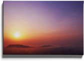 Walljar - Colorful Sky - Muurdecoratie - Canvas schilderij