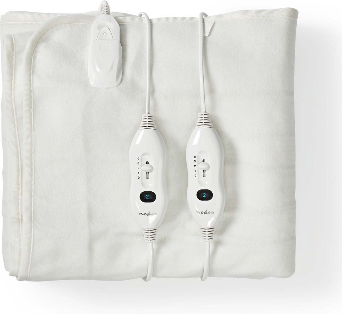 Nedis Elektrische Deken Onderdeken 160x2 Personen Wit - afbeelding 3