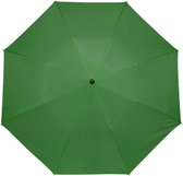 Kleine opvouwbare/inklapbare paraplu groen 93 cm diameter - Regenbescherming