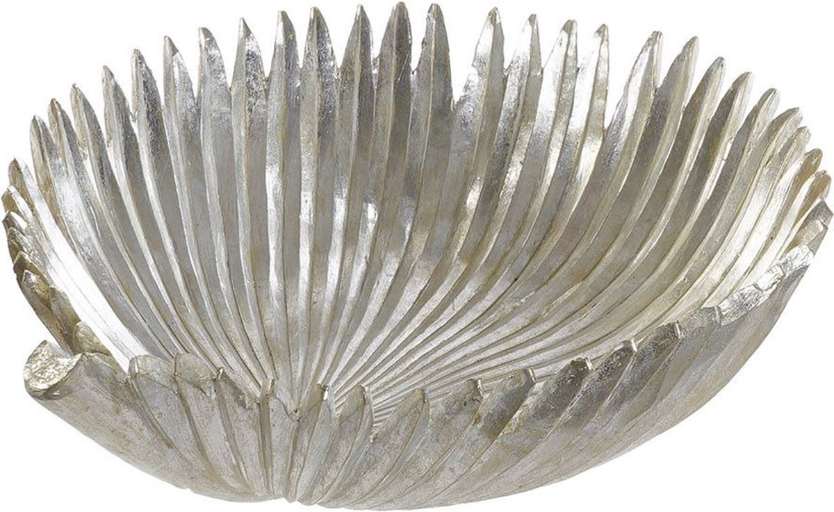 Vilde Kom glazen kom slakom voor salades van glas goud rond 28 cm 3,6 l