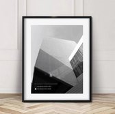 Frame - Kader A4 Formaat - Kader - Fotokader - Kader Met Dunne Frame - Past In Elk Interieur - Geschikt Voor Foto’s En Posters - 21 x 30 cm -  Zwart