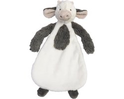 Happy Horse Koe Casper Knuffeldoekje - Wit/Grijs - Baby cadeau