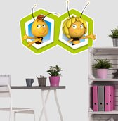 Behangcirkel Maya en Willy - 100 cm | Wandecoratie | Wandcirkel