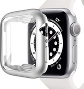 Apple Watch Series 7 / 8 45MM Hoesje TPU met Screenprotector Zilver